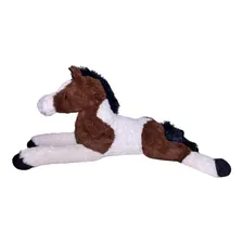 Cavalo Marrom Deitado 85 Cm - Pelúcia Grande Foto mini  2