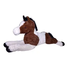 Cavalo Marrom Deitado 85 Cm - Pelúcia Grande Foto  mini 1