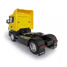 Cavalo Mecânico Miniatura Scania Toco R470 Coleção 1:32 Cor Amarelo Foto mini 4