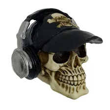 Caveira Crânio Decorativo Em Resina Foto mini 3