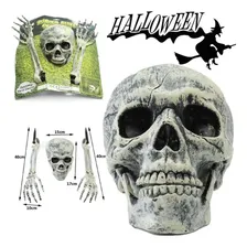 Caveira Esqueleto Humano Crânio Braços Ossos Festa Halloween Foto mini 4