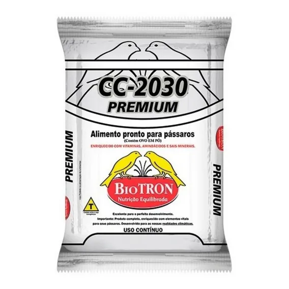 Cc 2030 Premium 1kg - Biotron - Farinhada Para Aves Foto 1