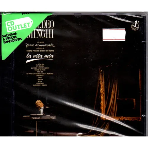 Cd Amedeo Minghi - La Vita Mia - Lacrado De Fábrica Foto 1