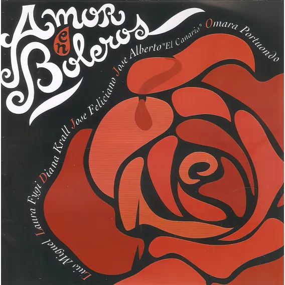 Cd Amor En Boleros - Vários Cantores Foto 1