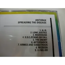 Cd - Anthrax - Spreading The Disease - Importado, Lacrado Foto mini 4