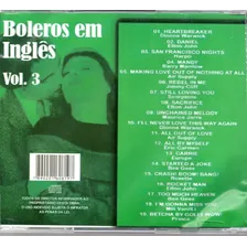 Cd - Boleros Em Inglês - Volume 3 - Eric Carmen - Lacrado Foto mini  2