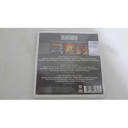 Cd Box Manowar Triplo Foto 1