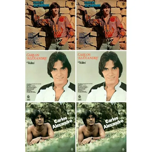 Cd Carlos Alexandre Álbum Cd Carlos Alexandre 3 Álbuns Cds Foto 1