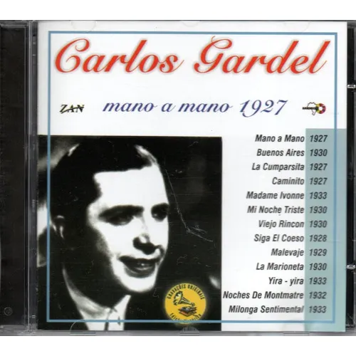 Cd Carlos Gardel - Mano A Mano 1927 Foto 1