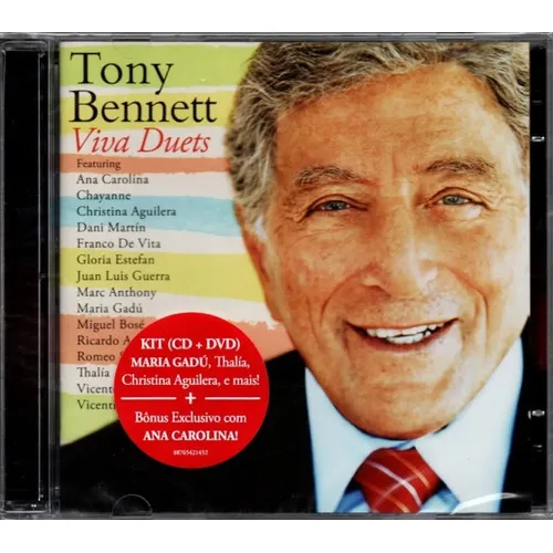 Cd + Dvd Tony Bennett: Viva Duets - Original & Lacrado Foto 1