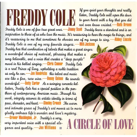 Cd Freddy Cole - A Circle Of Love (1996) Foto 1