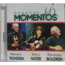 Cd Grandes Momentos - Com Renato Teixeira - Almir Sater - Rb Foto  mini 1