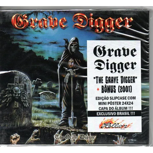 Cd Grave Digger The Grave Digger Br Lacrado Slipcase Foto 1