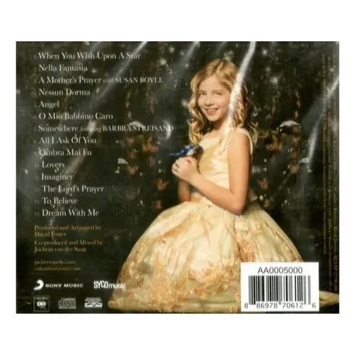 Cd Jackie Evancho - Dream With Me Foto 1