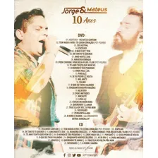 Cd Jorge E Mateus 10 Anos +cd Foto mini 2