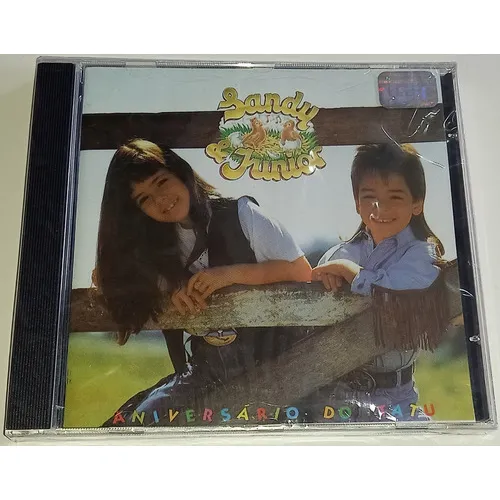 Cd Lacrado Sandy & Junior Aniversário Do Tatu 1991 Raridade Foto 1