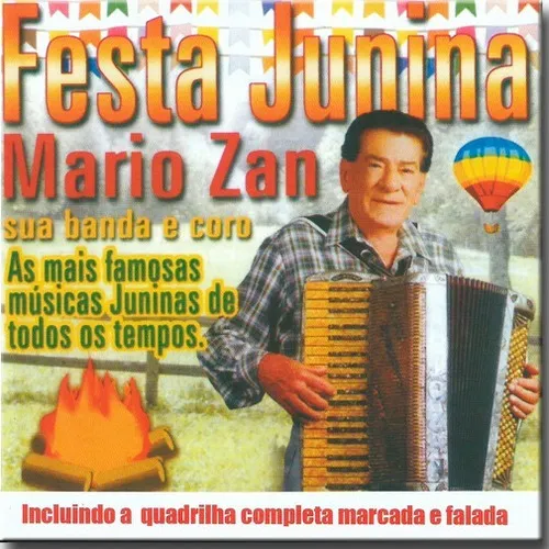 Cd Mario Zan - Festa Junina Sua Banda E Coro Foto 1
