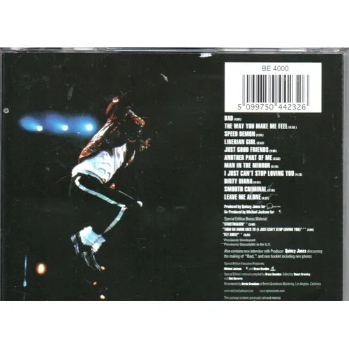 Cd Michael Jackson - Bad Foto 1