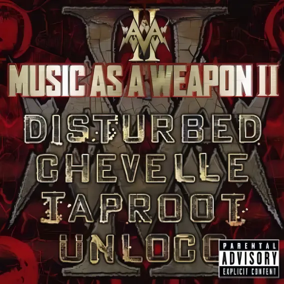 Cd Music As A Weapon Ii Disturbed / Taproot / Chevelle Lacr Versão Do Álbum Estandar Foto 1