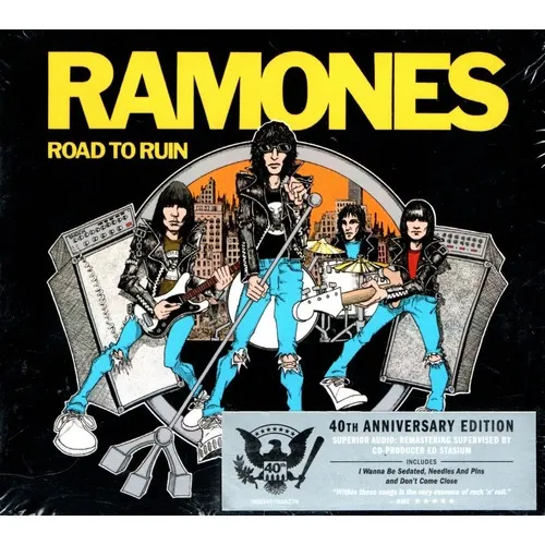 Cd Ramones Road To Ruin 40th Anniversary Lacrado Br 2018 Foto 1