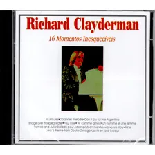 Cd Richard Clayderman - 16 Momentos Inesquecíveis Foto  mini 1