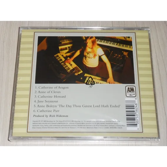 Cd Rick Wakeman - The Six Wives Of Henry Viii 1973 (europeu Foto 1