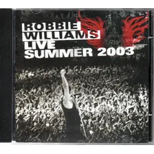 Cd Robbie Williams Live Summer 2003 Foto mini 1