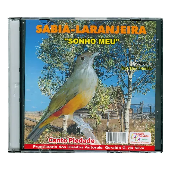 Cd - Sabiá Laranjeira - Sonho Meu Foto 1