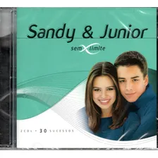 Cd Sandy E Junior Sem Limite 2 Cds 30 Sucessos Lacrado Foto  mini 1