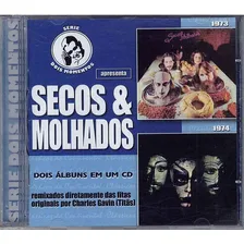 Cd Secos & Molhados (os 2 Primeiros Lp Do Conjunto Em 1 Cd Foto  mini 1