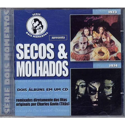 Cd Secos & Molhados (os 2 Primeiros Lp Do Conjunto Em 1 Cd Foto 1