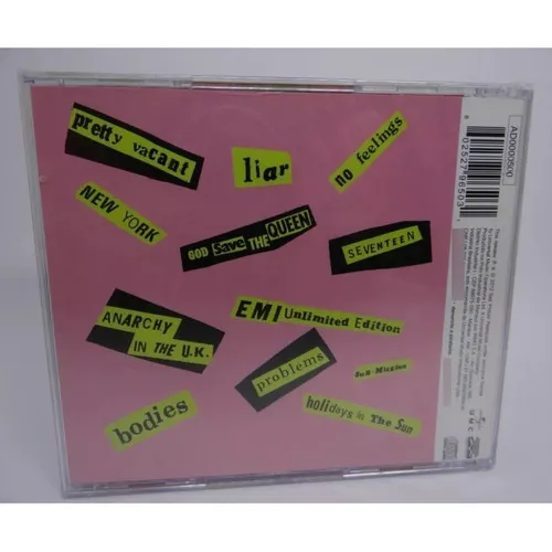 Cd Sex Pistols - Never Mind The Bollocks Foto 1