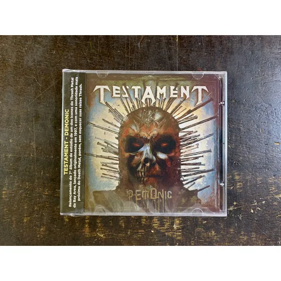 Cd Testament - Demonic - Lacrado Foto 1