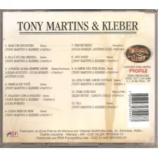 Cd Tony Martins E Kleber - Mais Um Encontro ( Original Novo) Foto mini 2