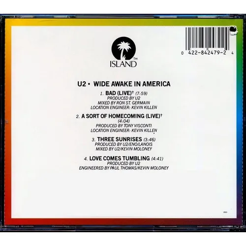 Cd U2 Wide Awake In America Foto 1