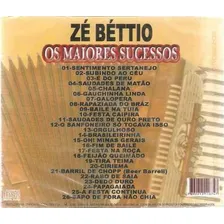 Cd ZĂ© Bettio - Os Maiores Sucessos - Novo Lacrado Foto mini 1
