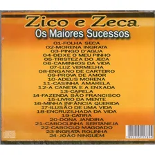 Cd Zico E Zeca - Os Maiores Sucessos Foto mini 3