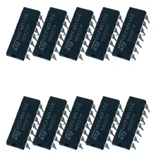 Cd4011 Circuitos Integrados - Porta Nand - Kit 10 Peças Foto mini 1