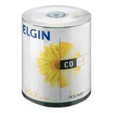 Cdr Elgin Tubo Virgem Gravável 52x100mb 80 Min C/100 Unid Foto  mini 1