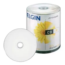 Cdr Elgin Tubo Virgem Gravável 52x100mb 80 Min C/100 Unid Foto mini  2