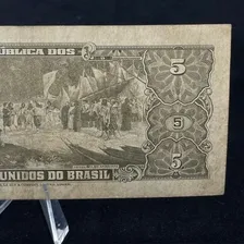 Cédula Brasileira De 5 Cruzeiros Tdlr C072 - Mbc Foto mini 4