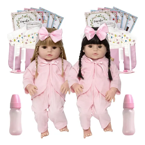 Cegonha Bonecas Reborn Bonecas Reborn Pagão Rosa Foto 1