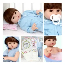 Cegonha Reborn Dolls BebĂȘ reborn menino realista banho Foto mini 1