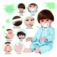 Cegonha Reborn Dolls BebĂȘ reborn menino realista banho Foto mini 4
