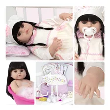 Cegonha Reborn Dolls Boneca bebe reborn realista com enxoval Foto mini 1