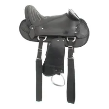 Cela De Cabeça Couro Kit Econômico Passeio Cavalgadas Cor Preto Foto mini 3