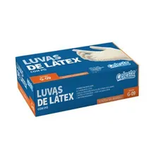 Celeste Luva Latex Branca G Cx C/50un (25 Pares) Foto mini 1