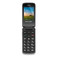 Celular Flip Vita Azul dual chip quadriband P9020 Multilaser cor azul Foto mini 4