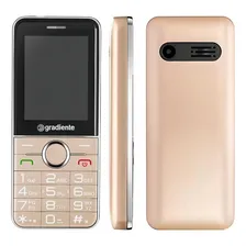 Celular Gradiente Gsm Dualchip 2,4 - Dourado Foto mini 1