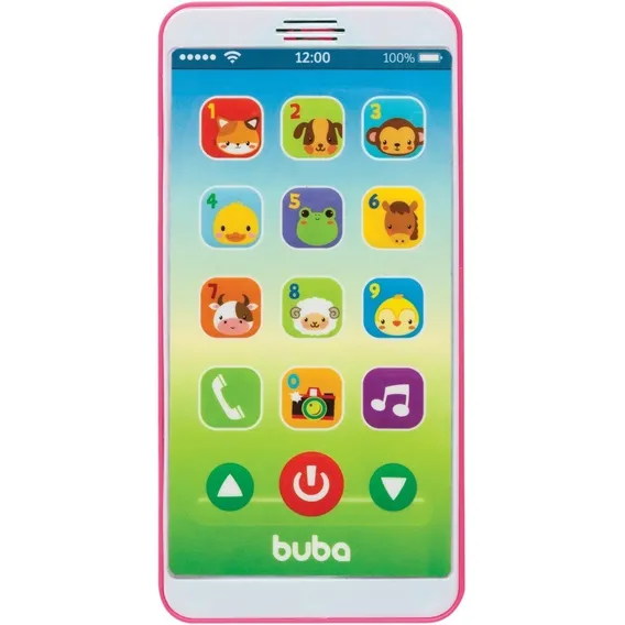 Celular Infantil Telefone Baby Phone Rosa- Buba Foto 1